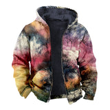 Fongt Solid Color 3D Print Digital Print With Hoodie Cotton Suit-Outfit
