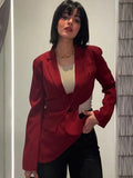 Fongt Niche Style Suit Women's Clothing 2025 Autumn And Winter New Asymmetrical Hollow Bare Waist Repair Small Suit Jacket Woman