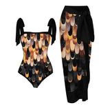 Fongt One-Piece Bikini Suit Women's Bikini Three-Piece