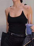 Vintage Slim Cami Top with Transparent