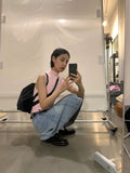 Pleated Skirt Women Girls Blue Jeans Midi Knee-length Denim Skirt A-line Long Skirt Y2k Korean Vintage