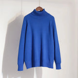 Sweater 2024 Autumn And Winter New Temperament Elegant Commuting Versatile Solid Color Inserted Rotator Sleeve Sweater-Outfit