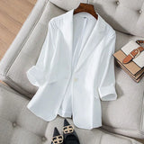 Fongt Small Suit Jacket 2025 New Female Spring And Summer Thin Korean Version Slimming Temperament Lady Suit