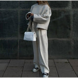 Large Collar Wool Crop Coat-Outfit