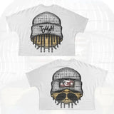 Printing Of Men's T-Shirt Blutosatire Billdog Cotton Oversized Picture-Outfit