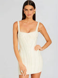 High-End Women's New Sexy Nail Bead Sling Bag Hip Dress Skirt Short Dress Dress Dress Dress