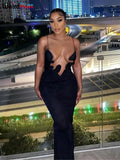 Sexy Ruffles Dress Woman Irregular Strapless Summer Trend Backless Spaghetti Straps Thin Chic Party Skinny Slim Vestidos-Outfit