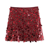2024 New Sequins Decorative Fashion Miniskirt 3920139 808-Outfit