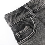 Casual Mesh Patchwork Ruffles Mini Denim Skirts Streetwear Jeans Skirt Female Irregular Pleated