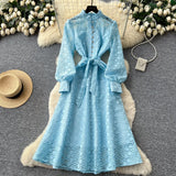 Fongt Woman Sexy Collar Short Sleeve Dress Female High-End Royal Sister Repair Hot Diamond Open Fork Long Fishtail Dress