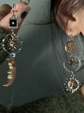 Asymmetric Sun Moon Pendant