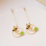 Bee Earrings-Outfit