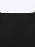 Solid Color Off Shoulder Slim Long Sleeve Tee-Outfit