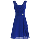 Popular Style Large-Size Bridesmaid Dress Annual Toast Short Dress Dress-Outfit