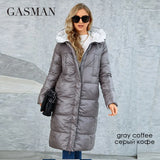 Winter Coats Women Slim Fit Classic Design Long Hooded Thickened Warm Down Jacket Casual Pocket Ladies Parka