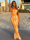 Printed Bodycon Beach Long