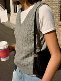 Twist Sweater Vest-Outfit
