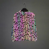 2024 New Lightning Colorful Reflective Sunscreen Clothing Thin Jacket Men And Women's Outdoor Hooded Skin Clothing Jacket-Outfit