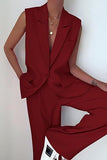 Fongt Vest Suit Suit Women's Clothing