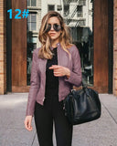 Women Coat Jackets PU Leather Keeps Warm Fashion Long Sleeve black blue Coat Thick Warm Female Jacket 2020 tops
