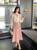 Fongt Special Price Does Not Return] Xixi Temperament Commute High-Waisted Half-Dress Swing A-Word Skirt 85132