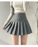Fongt Skirts 100-Fold Skirt Women Autumn And Winter High-Waisted Small College Style Half-Dress Summer Skirt Large Size A Word Thin Lattice Skirt