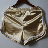 2021 Women Shorts Summer Silk Slim Beach Casual White Egde Shorts