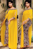 Long Maxi Dress Women's Leopard Slash Neck Off The Shoulder Backless Daily Evening Party Dress African Dresses For