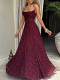 Fongt Vacation Dress Women's New Summer 2025 New Sexy Embroidery Nets Stitched Design Sensing Long