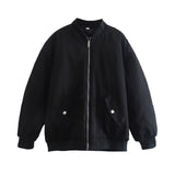 Fongt Women's Clothing 2025 Winter Baseball Suit Loose Jacket Cotton Coat A19518