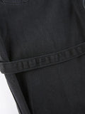 Goth metal buckle pocket cargo pants-Outfit