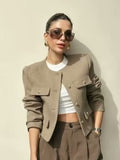 Fongt And Winter New Women's Small Fragrant Fashion Button Dress Short Suit Jacket B88646