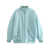 Fongt Women's Clothing 2025 Winter Baseball Suit Loose Jacket Cotton Coat A19518