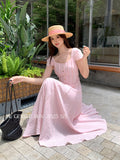 Fongt Special Price Does Not Return] Xiu Xixi 2025 Summer High-Waisted Dress Pure Desire Holiday Dress Women 88332