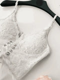 Front Tie Lace Bustier-Outfit