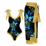 Fongt One-Piece Bikini Suit Women's Bikini Three-Piece