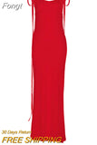Bodycon Dress Spaghetti Strap Backless Sexy Maxi Dress Summer Elegant Party Wedding Evening Long Dresses for Women