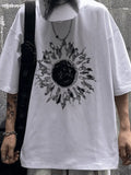 Men's Darkness Sun Graphic Tee-Outfit