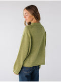 Fongt Lazy Wind Collar Small Fish Pattern Knitted Sweater 2025 Autumn And Winter New