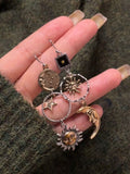 Asymmetric Sun Moon Pendant