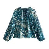 Spring Printed Shirt 2459806 Wire Printed Skirt 2457 806Suit-Outfit