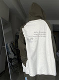 Letter Graphic Color Block Zip Up Hoodie-Outfit
