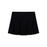 Fongt Autumn And Winter Elastic High Waist 100 Folds Skirt Women Short A-Word Bag Hip Wear Thick Hairs Of The Skirt White