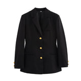 Fongt Women's Clothing 2025 Spring New Fashion Thousand Bird With Belt Suit Jacket