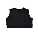 Trend Women's Vest Leisure Sports Style Solid Color Short Style Comfortable Soft Small Tall Yoga Blouse-Outfit