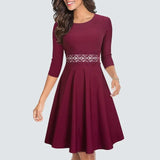 Floral Lace Patchwork Sleeveless Tunic Party