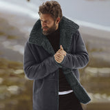 Fongt Explosion Jacket Winter Jacket Warm Hairy Jacket Men's Coat