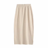 New Autumn Style Emaciated Sweater Half Skirt Suit-Outfit
