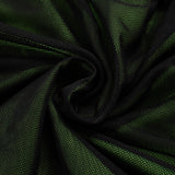 Women Sexy Black Mesh Patchwork Bodycon Mini Dress Spaghetti Strap Cut Out Green Dress Lace Up Ruched Slim UK Robe 2021