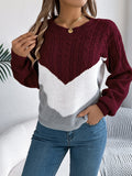 Shooting 2025 Autumn And Winter Casual Lantern Sleeve Knitted Jacket